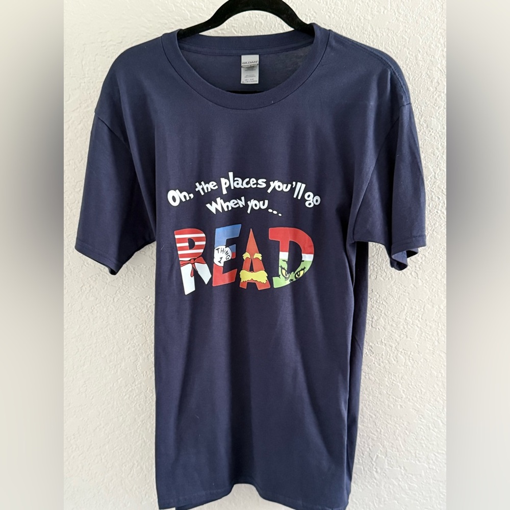 Dr. Suess “Oh, The Places You Will Go When You Read” Tee